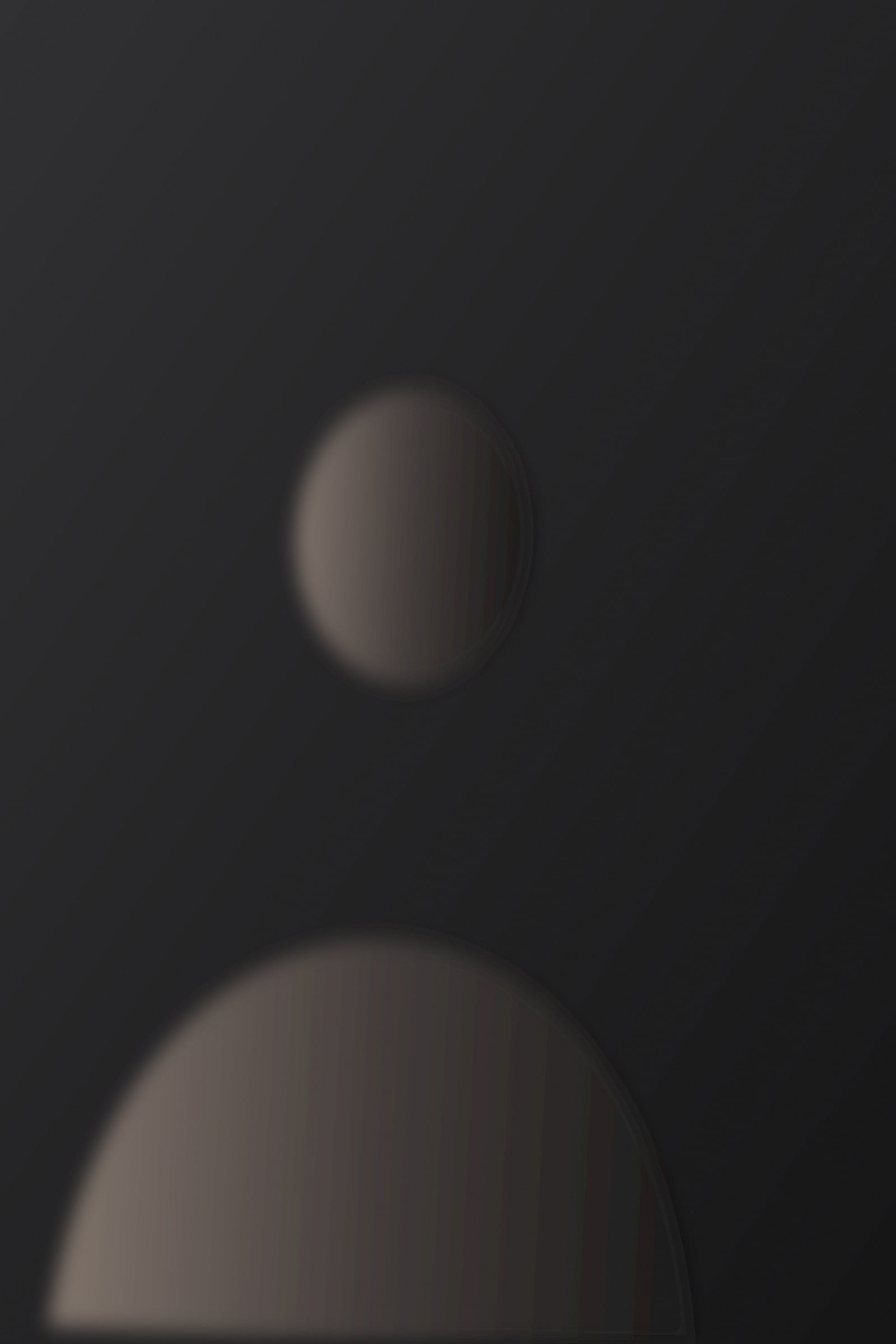 Head and shoulders against a dark backdrop, lit softly from one side.